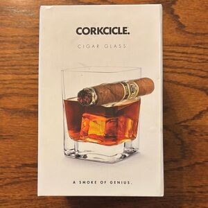 NWT Corkcicle Whiskey-Cigar Glass